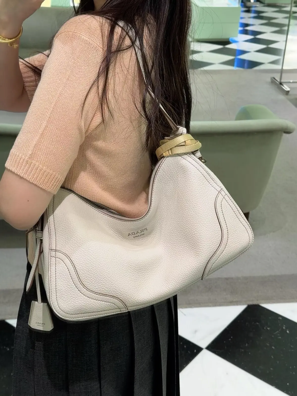 Prada Style Leather Hobo Bag Lookbook Reference image 1