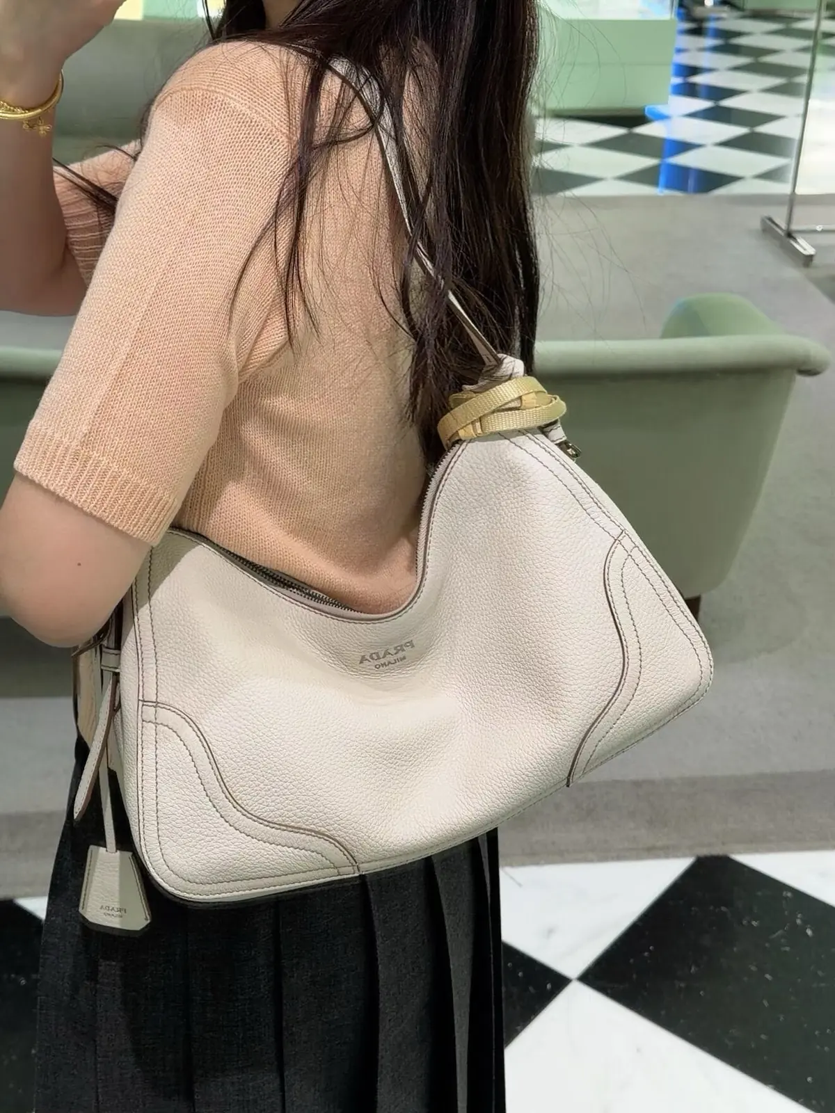 Prada Style Leather Hobo Bag Lookbook Reference image 1