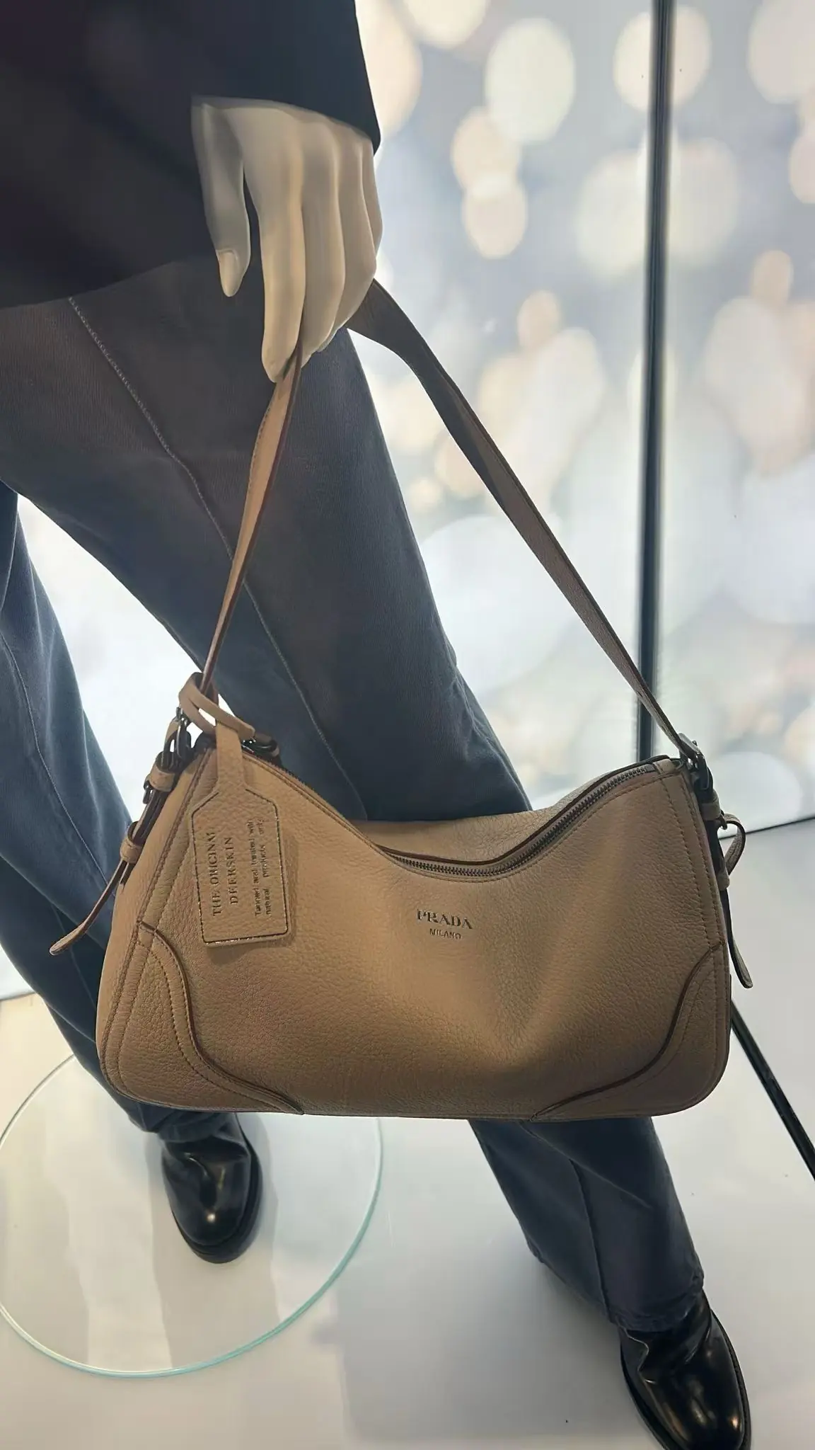 Prada Style Leather Hobo Bag Lookbook Reference image 2