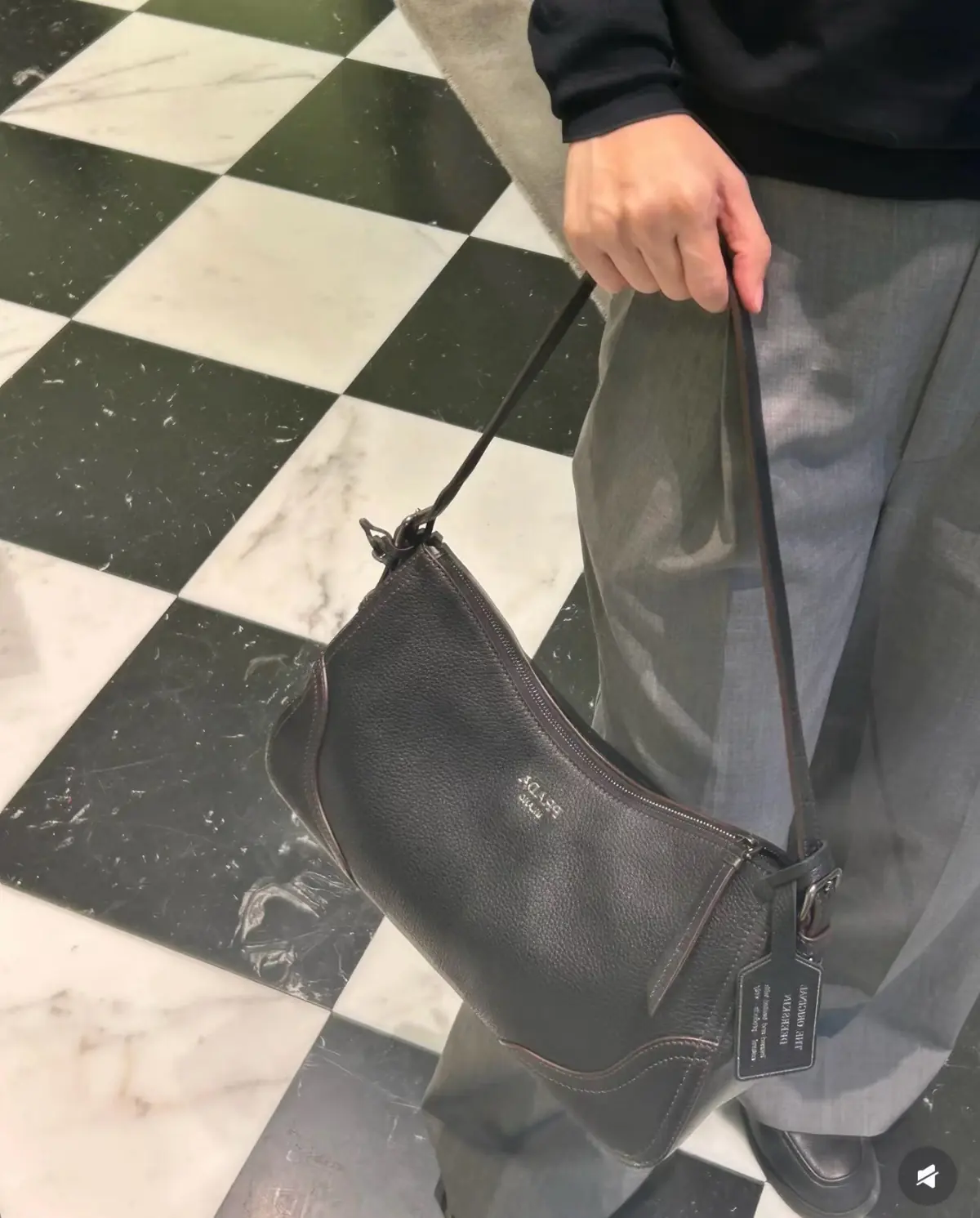 Prada Style Leather Hobo Bag Lookbook Reference image 1