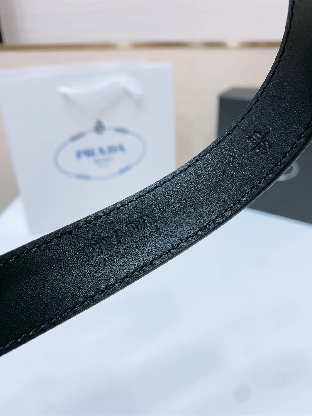 Prada Style Leather Men's Belts Lookbook Reference image 4