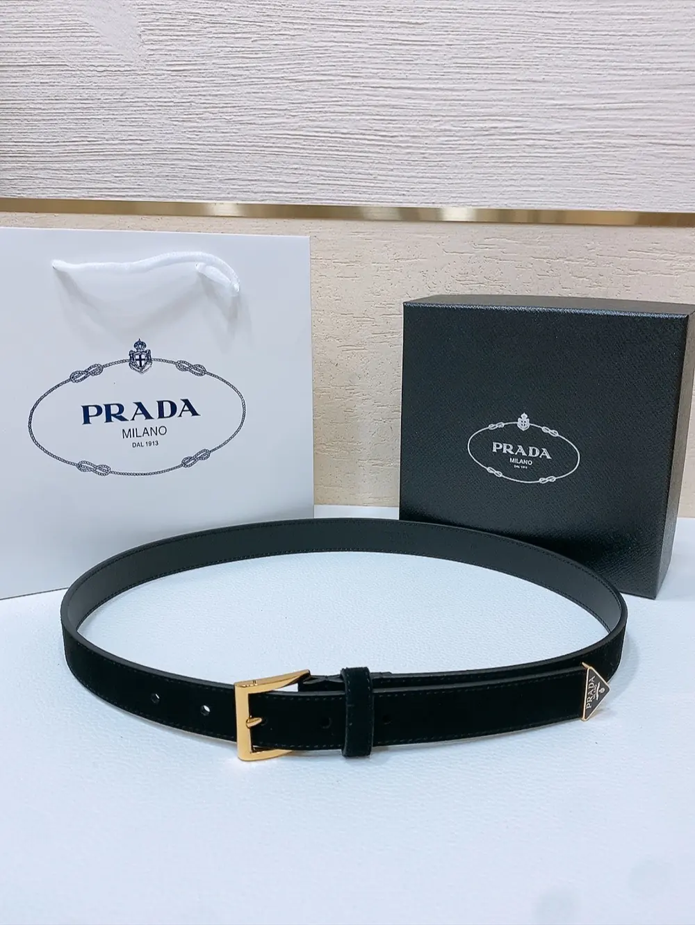 Prada Style Leather Men's Belts Lookbook Reference image 6