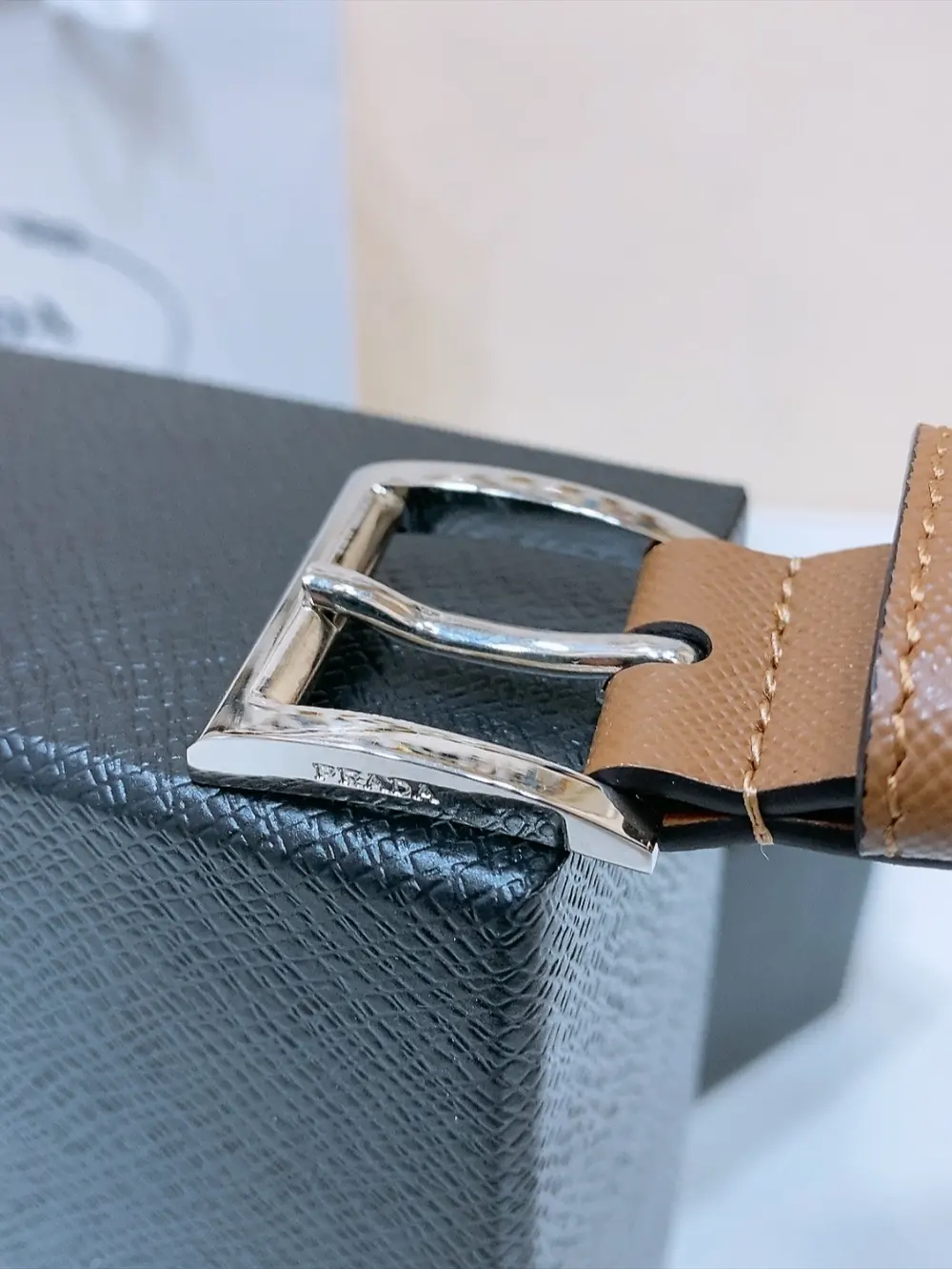 Prada Style Leather Men's Belts Lookbook Reference image 3