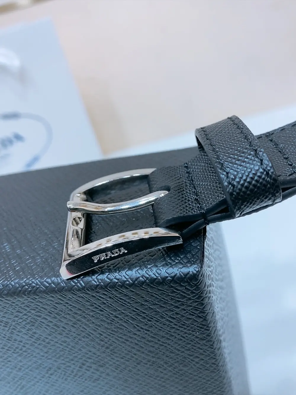 Prada Style Leather Men's Belts Lookbook Reference image 3