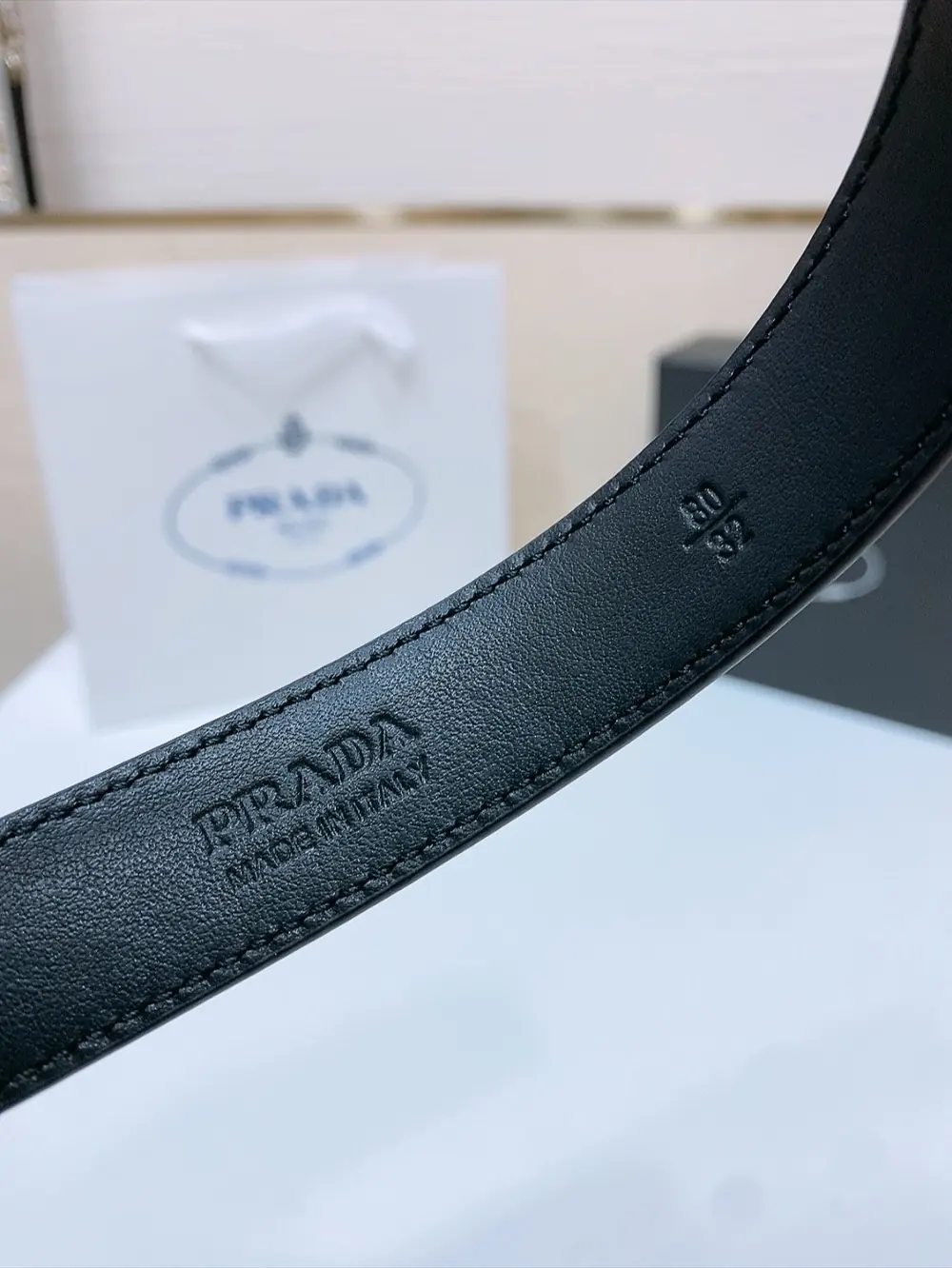Prada Style Leather Men's Belts Lookbook Reference image 4