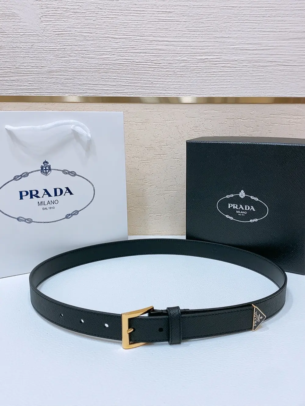 Prada Style Leather Men's Belts Lookbook Reference image 6