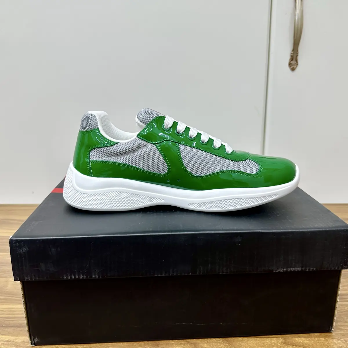 Prada Style Leather Men's Shoes Lookbook Reference image 5