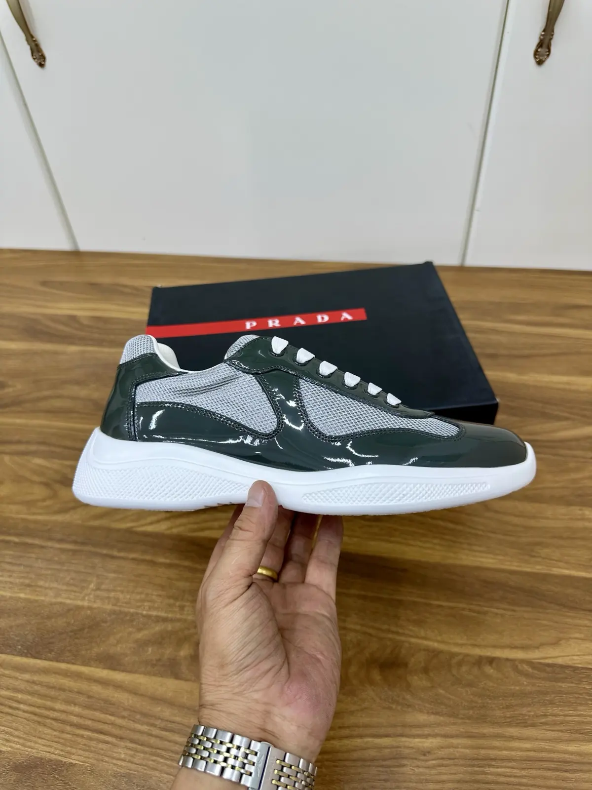 Prada Style Leather Men's Shoes Lookbook Reference image 3