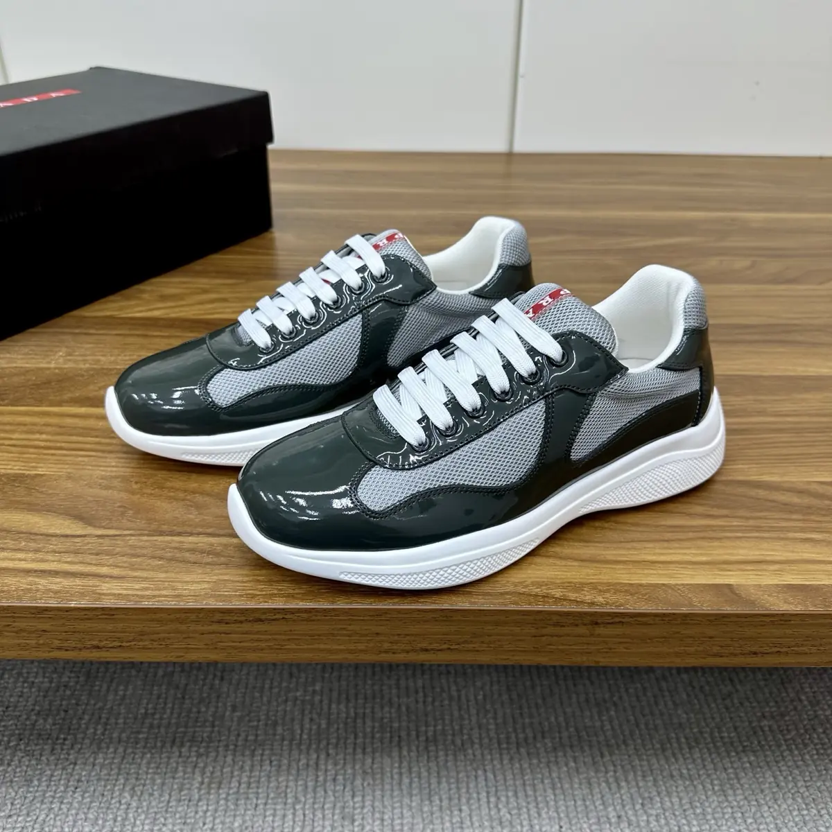 Prada Style Leather Men's Shoes Lookbook Reference image 5