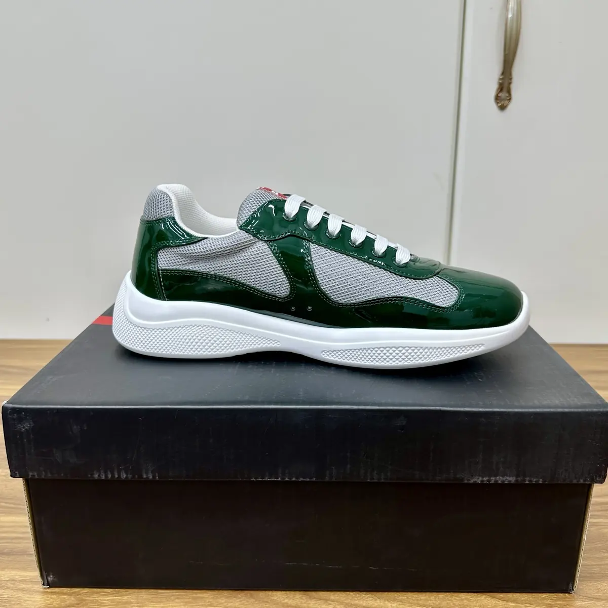 Prada Style Leather Men's Shoes Lookbook Reference image 5