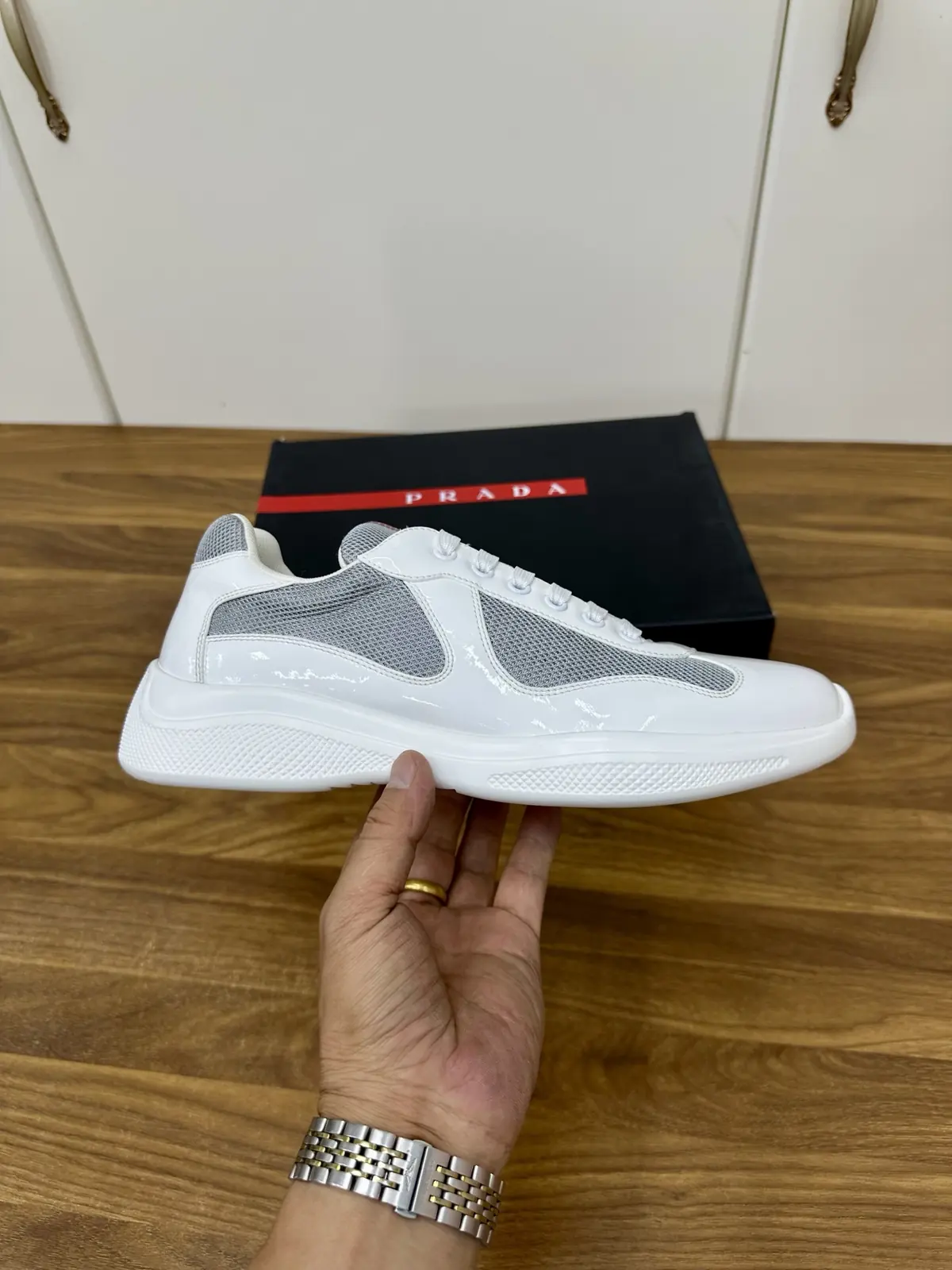 Prada Style Leather Men's Shoes Lookbook Reference image 4