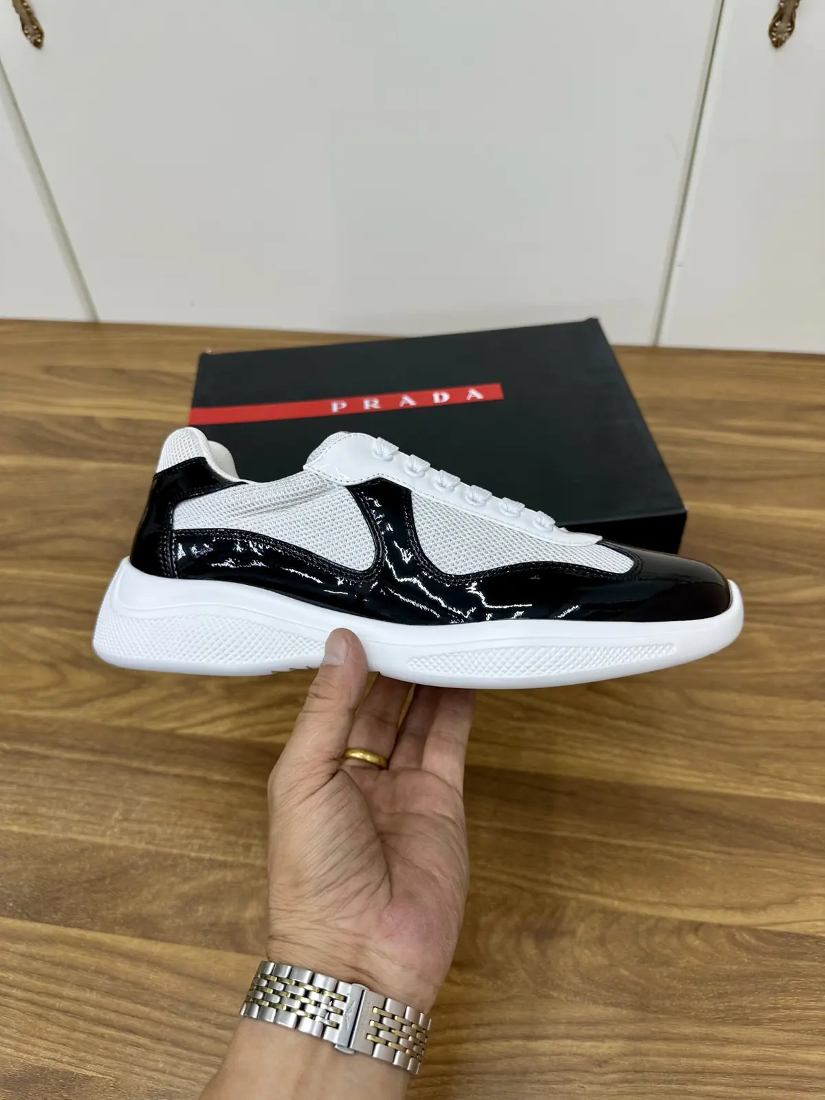 Prada Style Leather Men's Shoes Lookbook Reference image 4