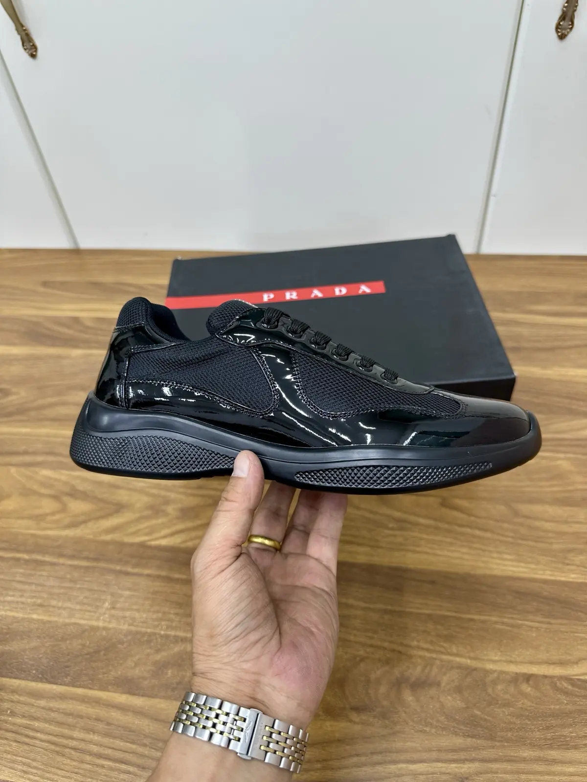 Prada Style Leather Men's Shoes Lookbook Reference image 4