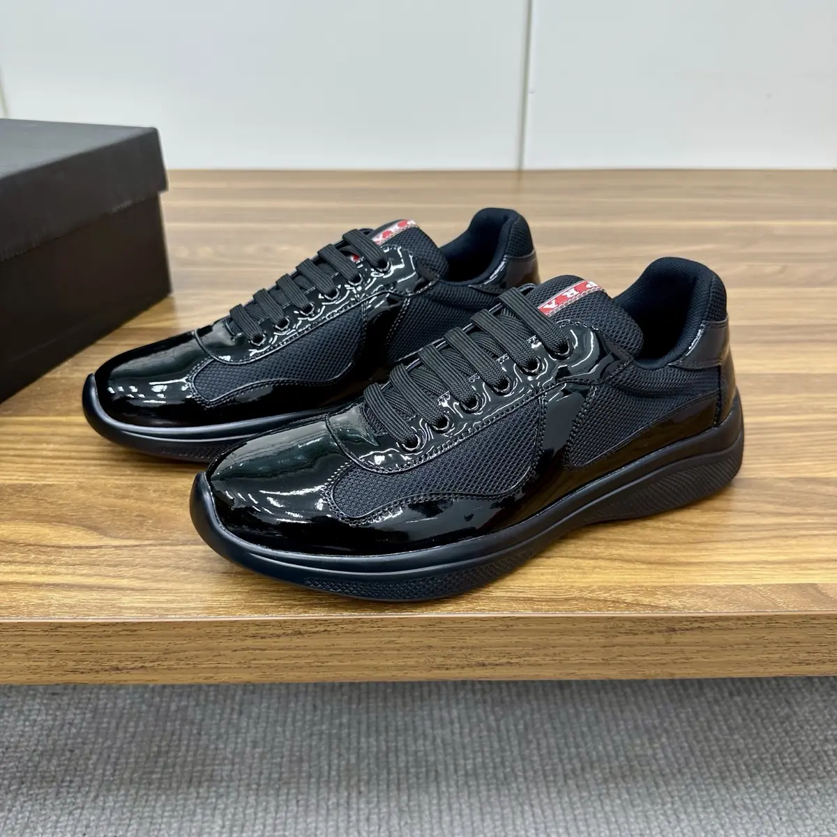 Prada Style Leather Men's Shoes Lookbook Reference image 6
