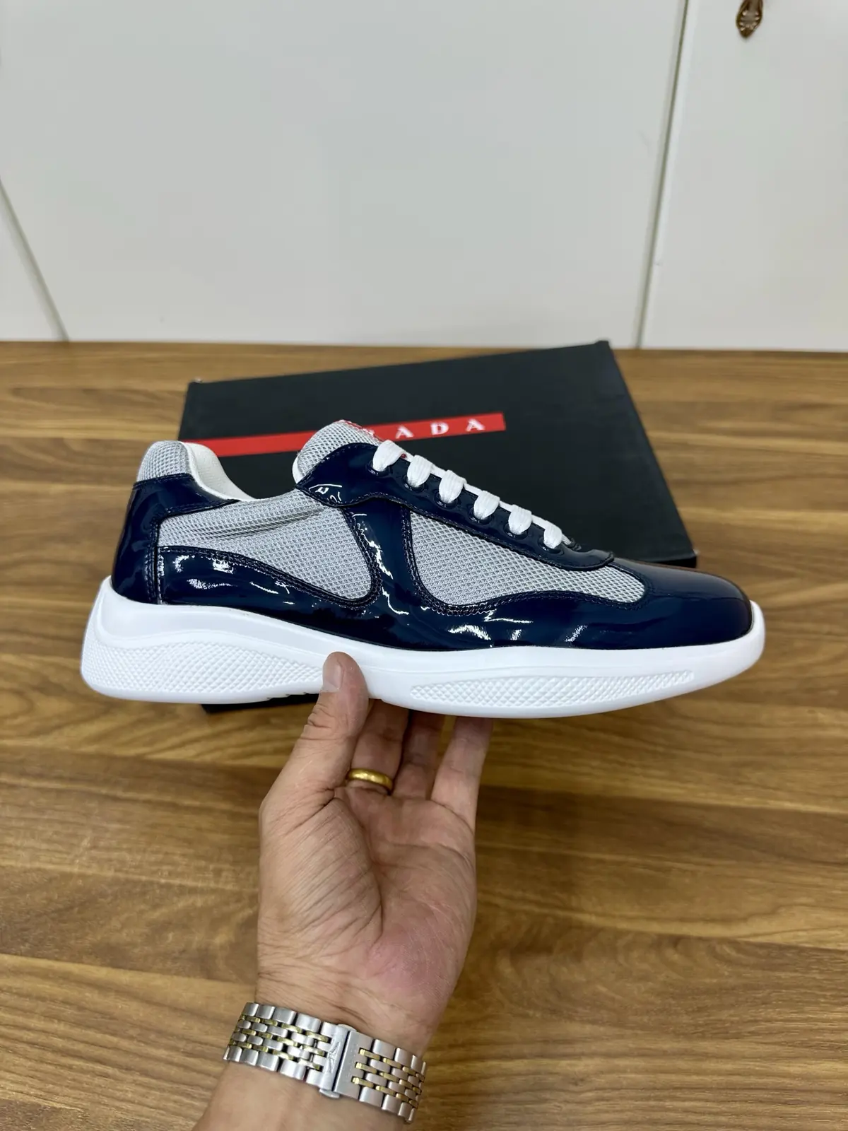 Prada Style Leather Men's Shoes Lookbook Reference image 4