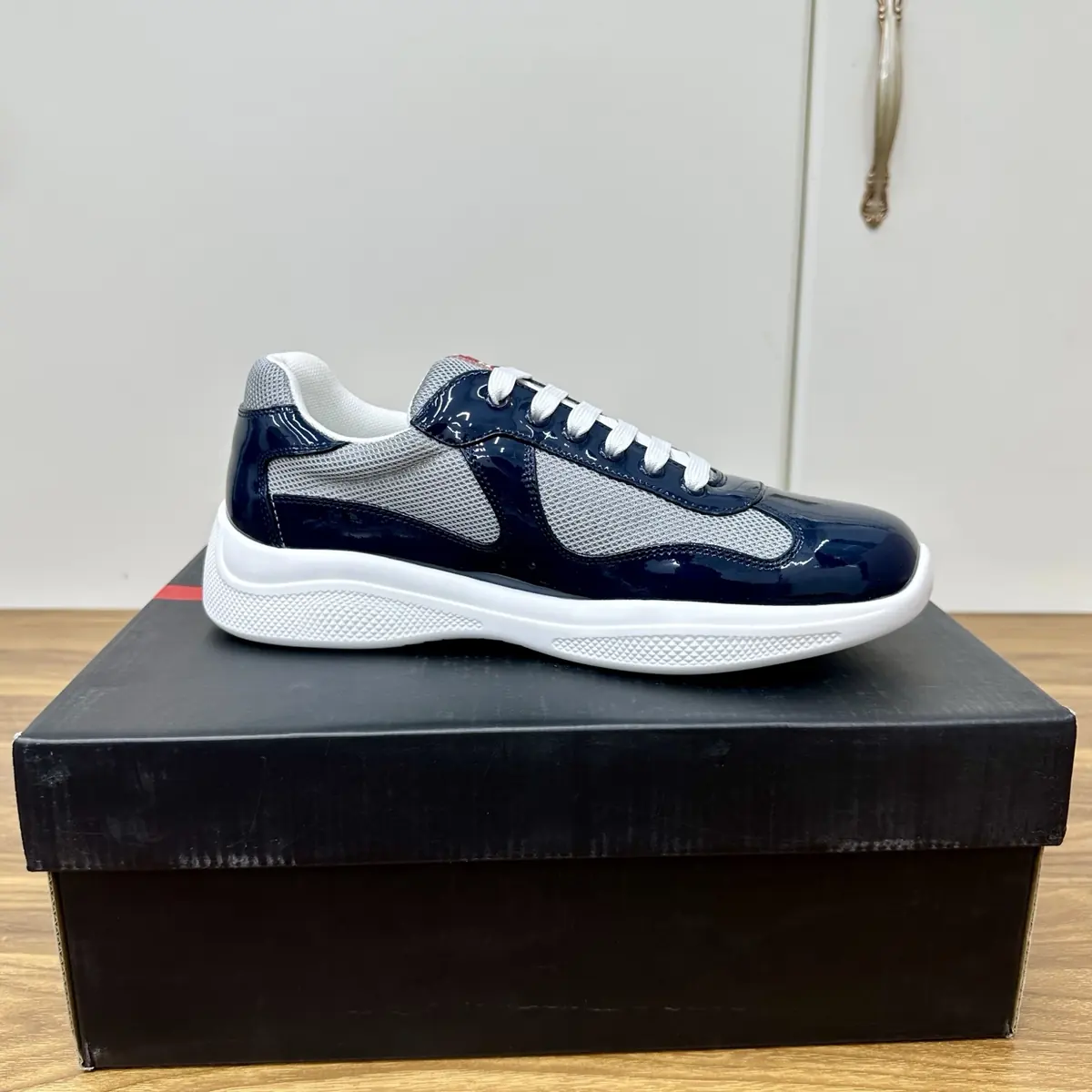 Prada Style Leather Men's Shoes Lookbook Reference image 5