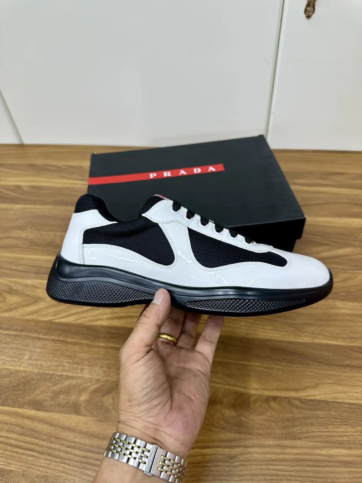 Prada Style Leather Men's Shoes Lookbook Reference image 4