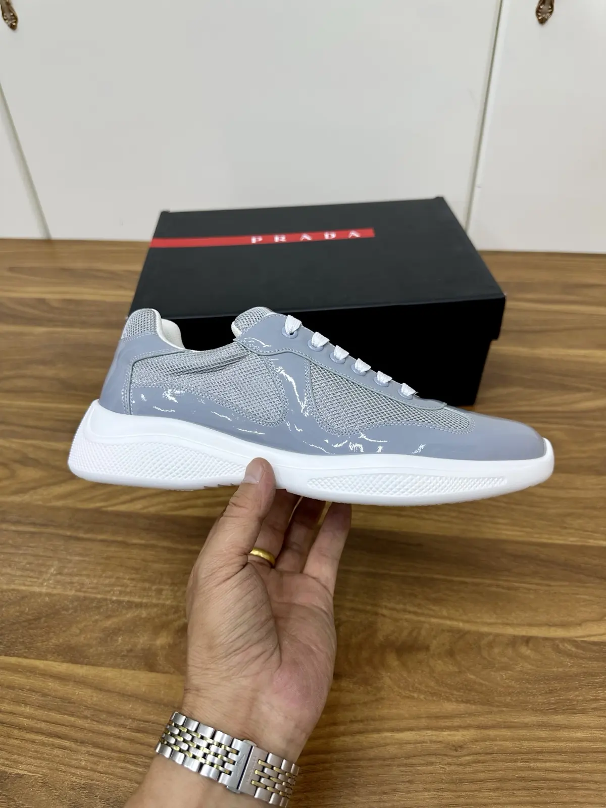 Prada Style Leather Men's Shoes Lookbook Reference image 4