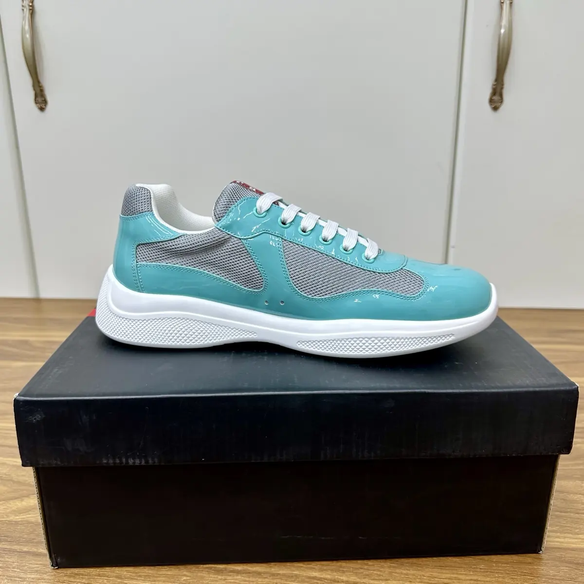 Prada Style Leather Men's Shoes Lookbook Reference image 5