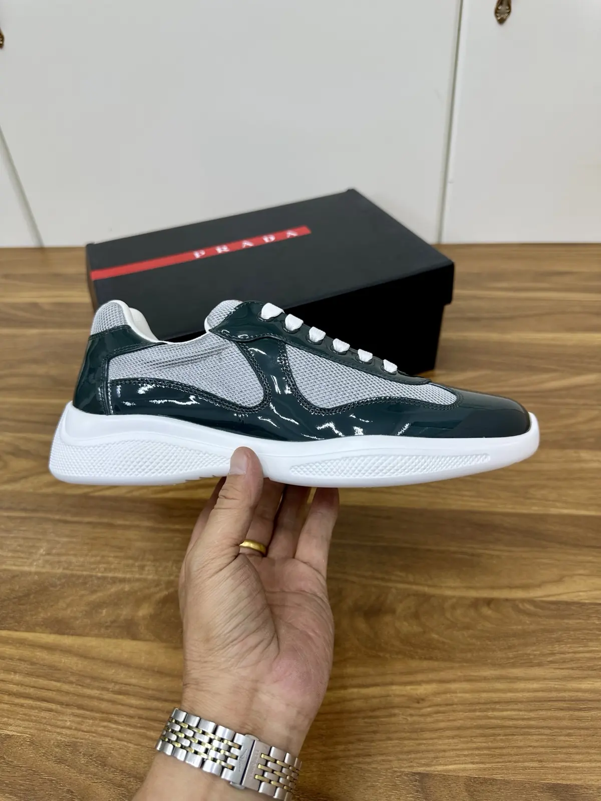 Prada Style Leather Men's Shoes Lookbook Reference image 3