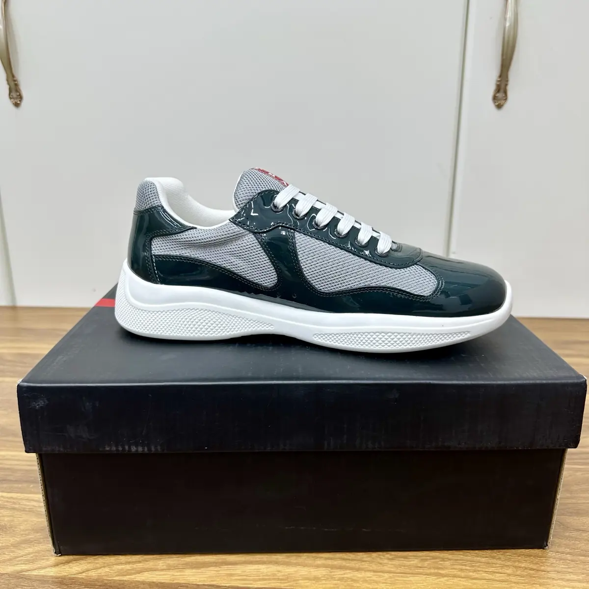Prada Style Leather Men's Shoes Lookbook Reference image 5