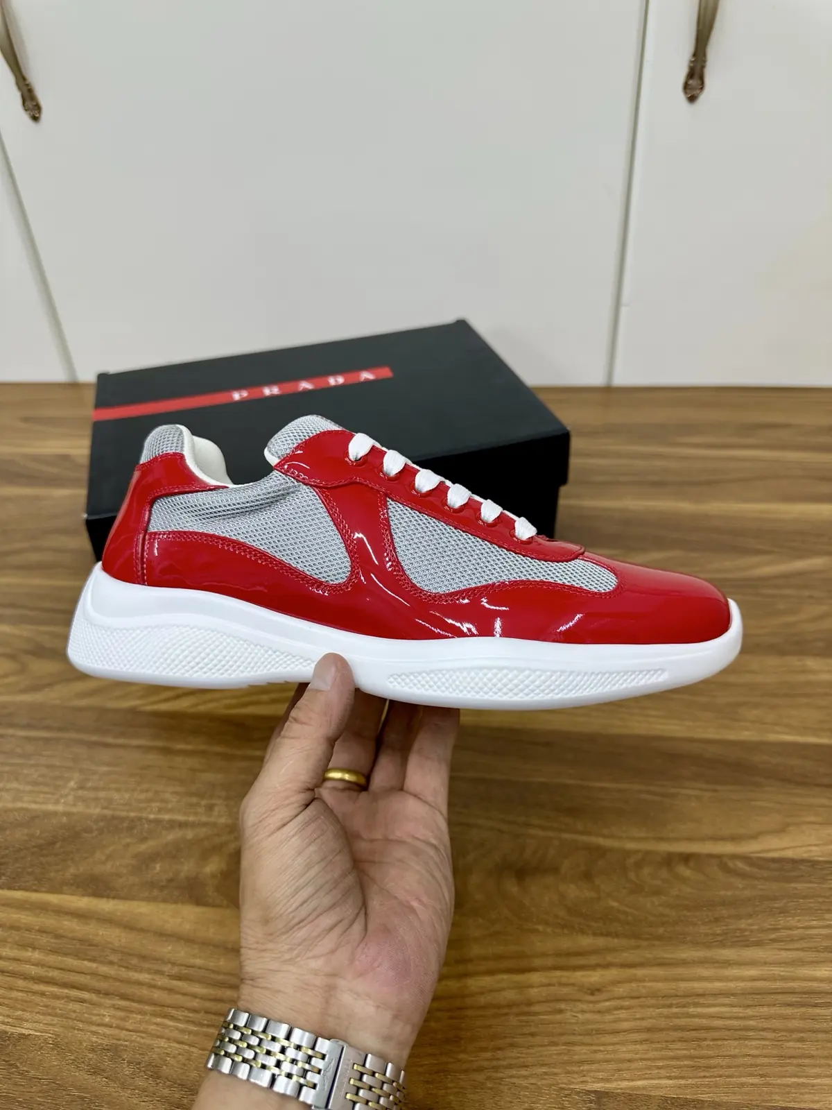 Prada Style Leather Men's Shoes Lookbook Reference image 4