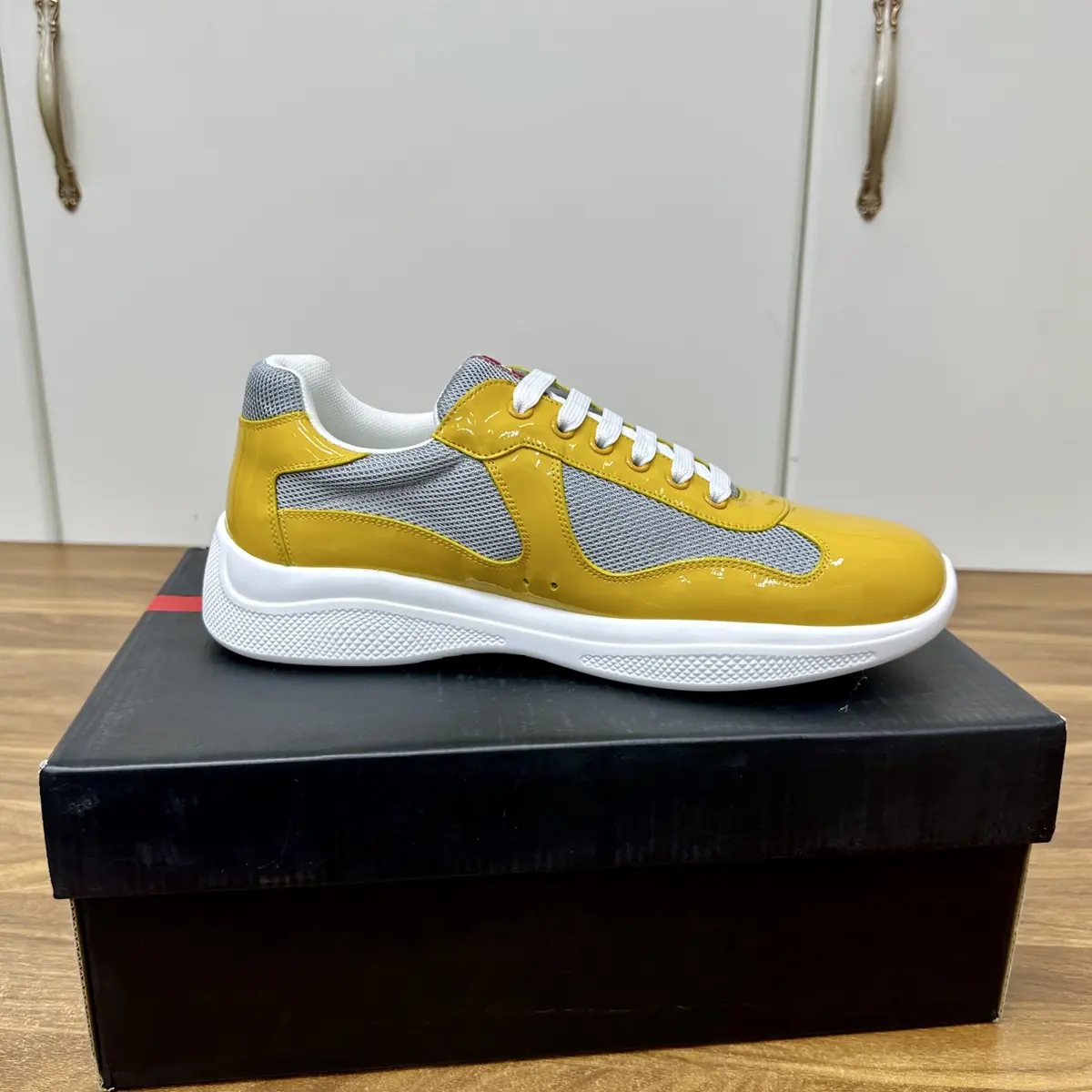 Prada Style Leather Men's Shoes Lookbook Reference image 5