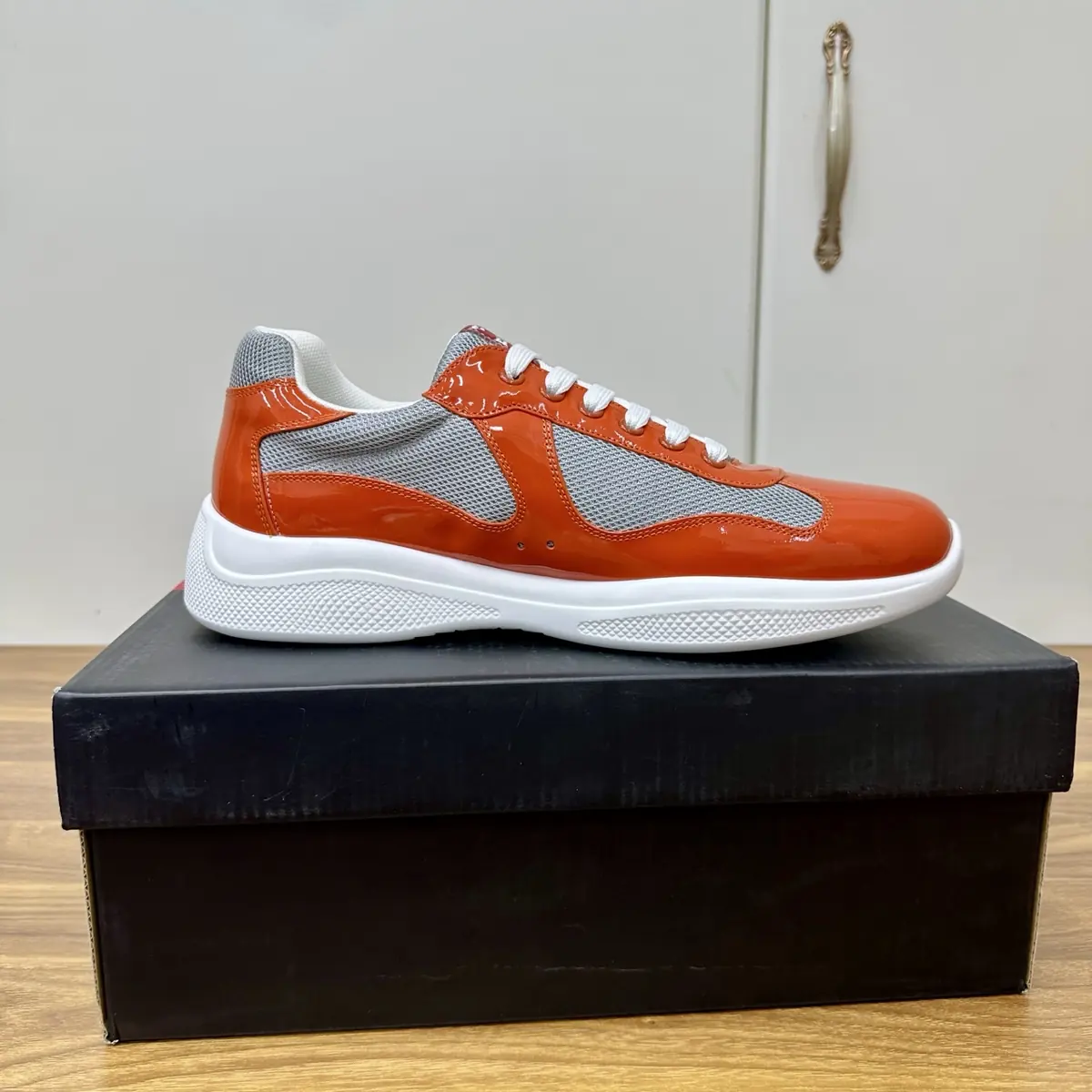 Prada Style Leather Men's Shoes Lookbook Reference image 5