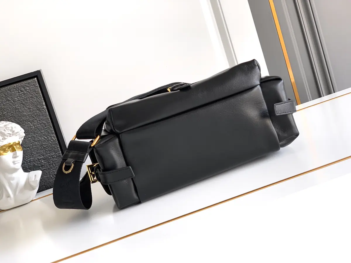 Prada Style Leather Messenger Bag Lookbook Reference image 4