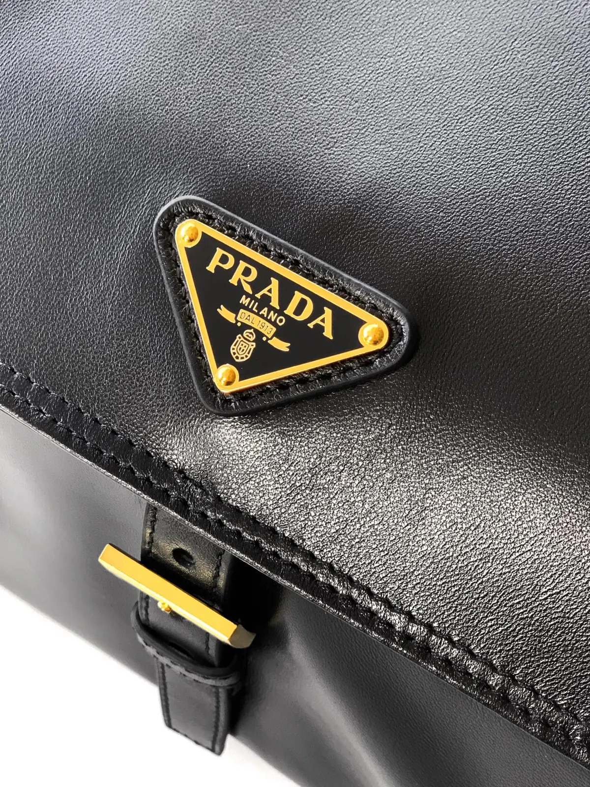Prada Style Leather Messenger Bag Lookbook Reference image 5