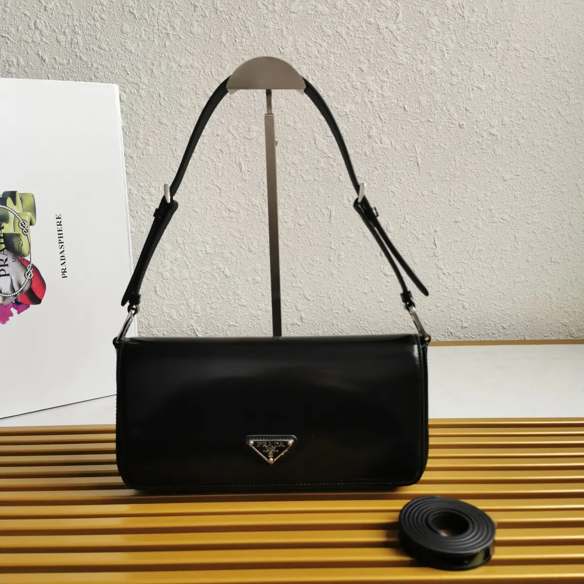 Prada Style Leather Shoulder Bag Lookbook Reference image 1