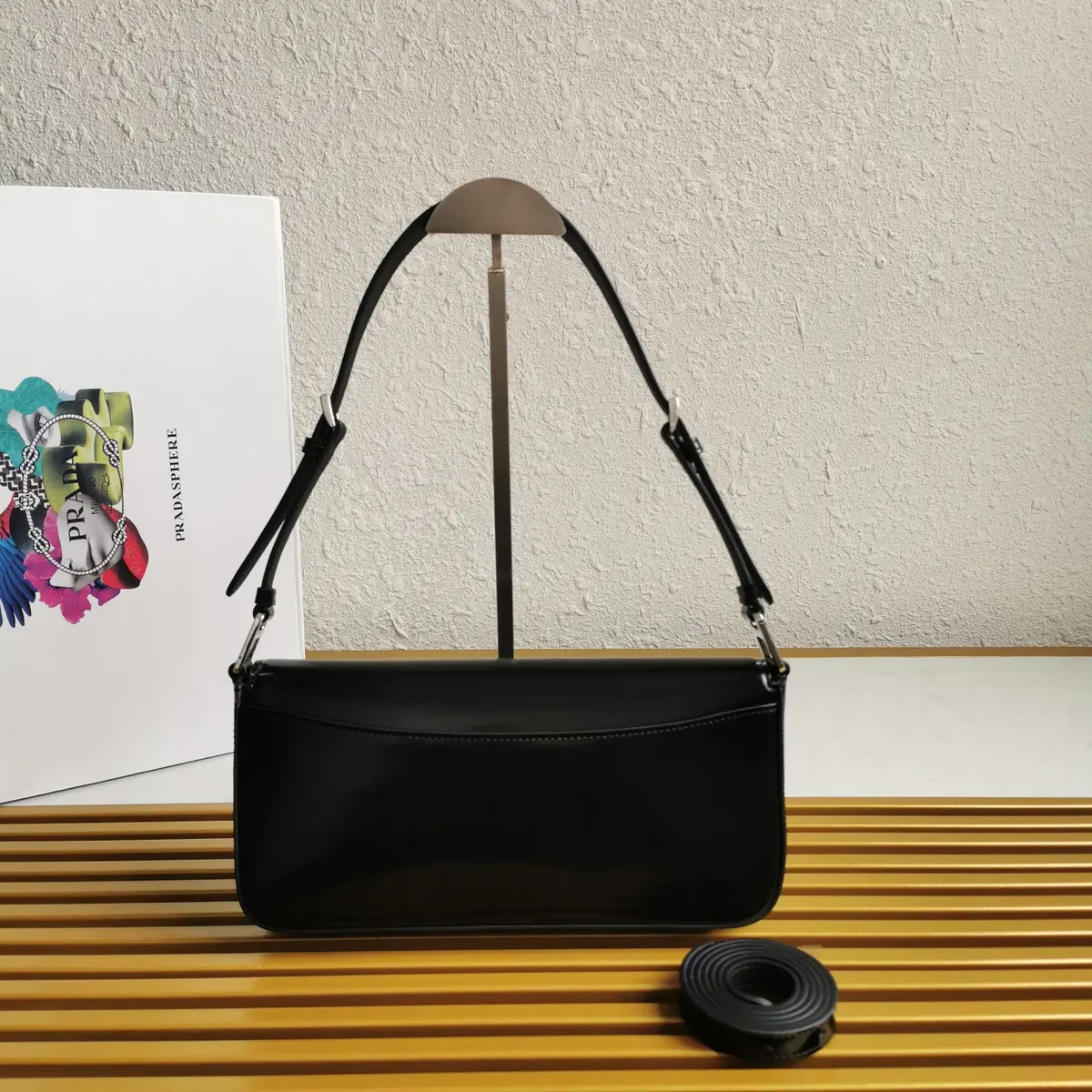 Prada Style Leather Shoulder Bag Lookbook Reference image 5