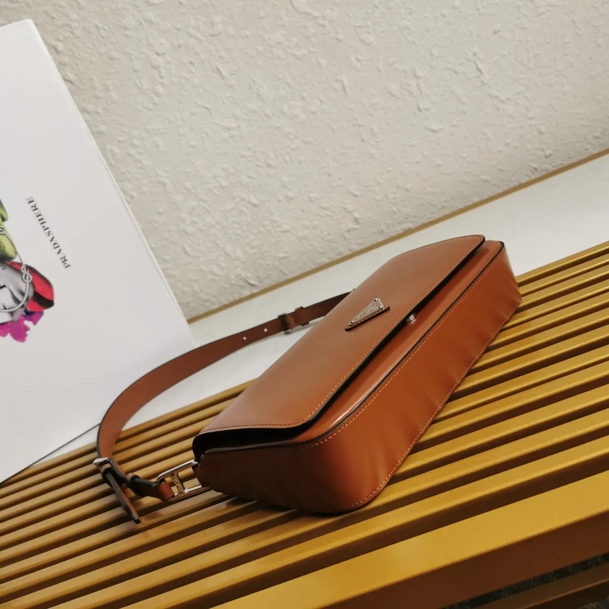 Prada Style Leather Shoulder Bag Lookbook Reference image 3