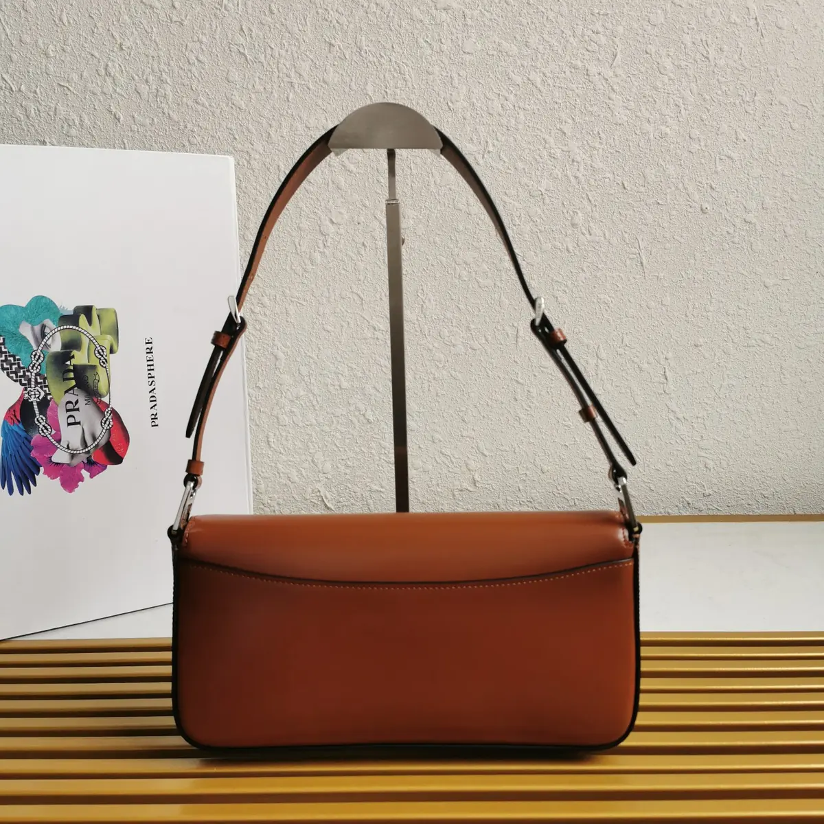 Prada Style Leather Shoulder Bag Lookbook Reference image 5