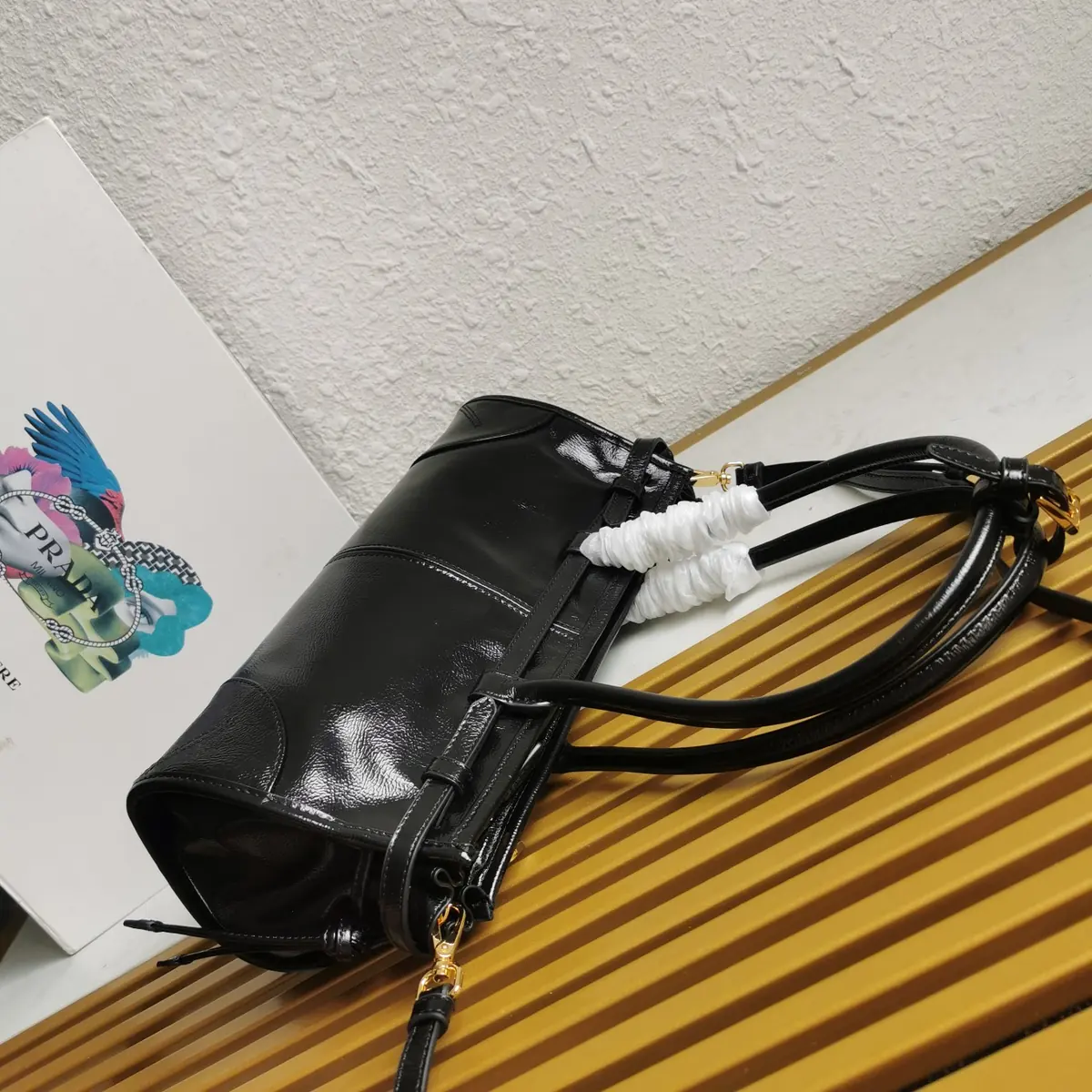Prada Style Leather Shoulder Bag Lookbook Reference image 6