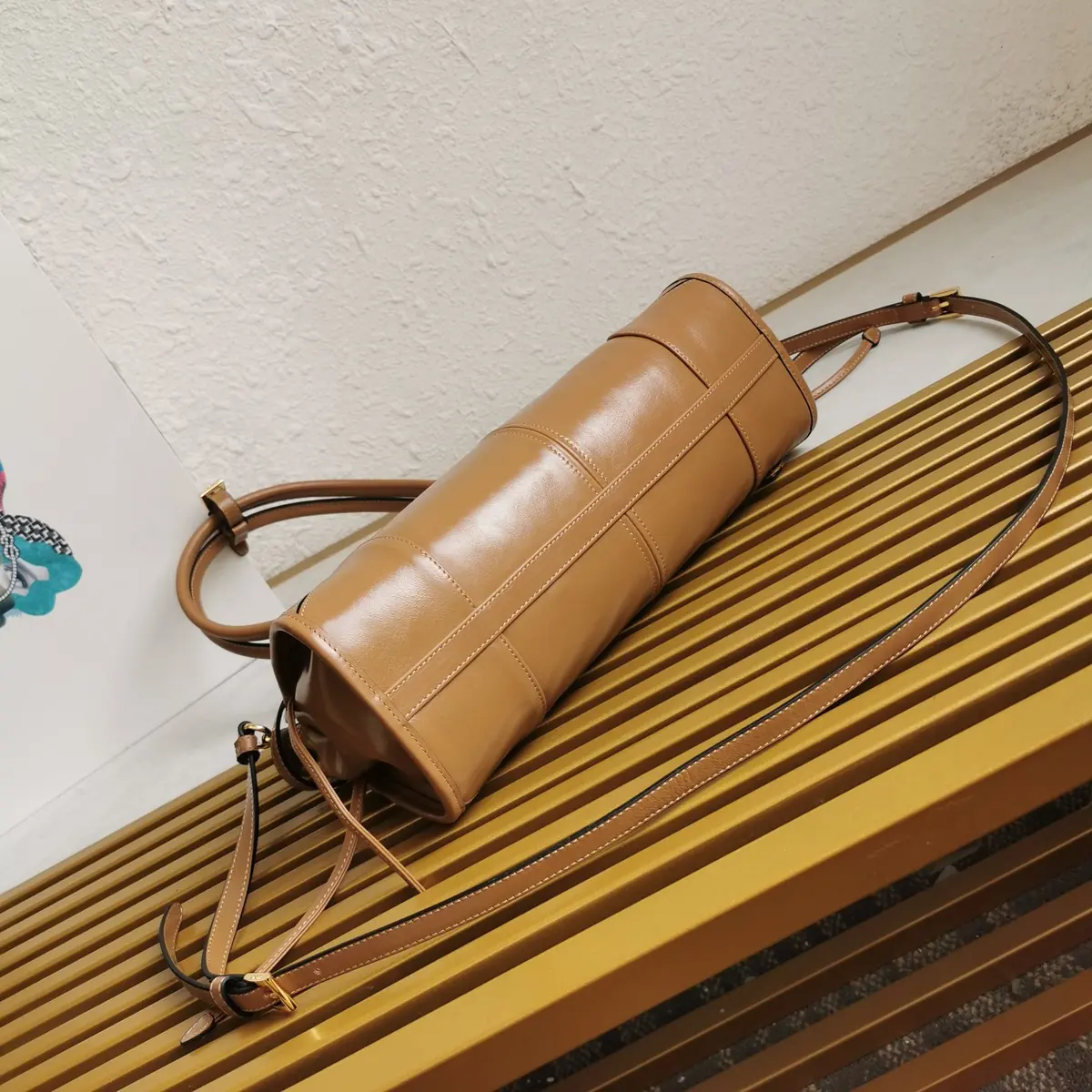 Prada Style Leather Shoulder Bag Lookbook Reference image 3