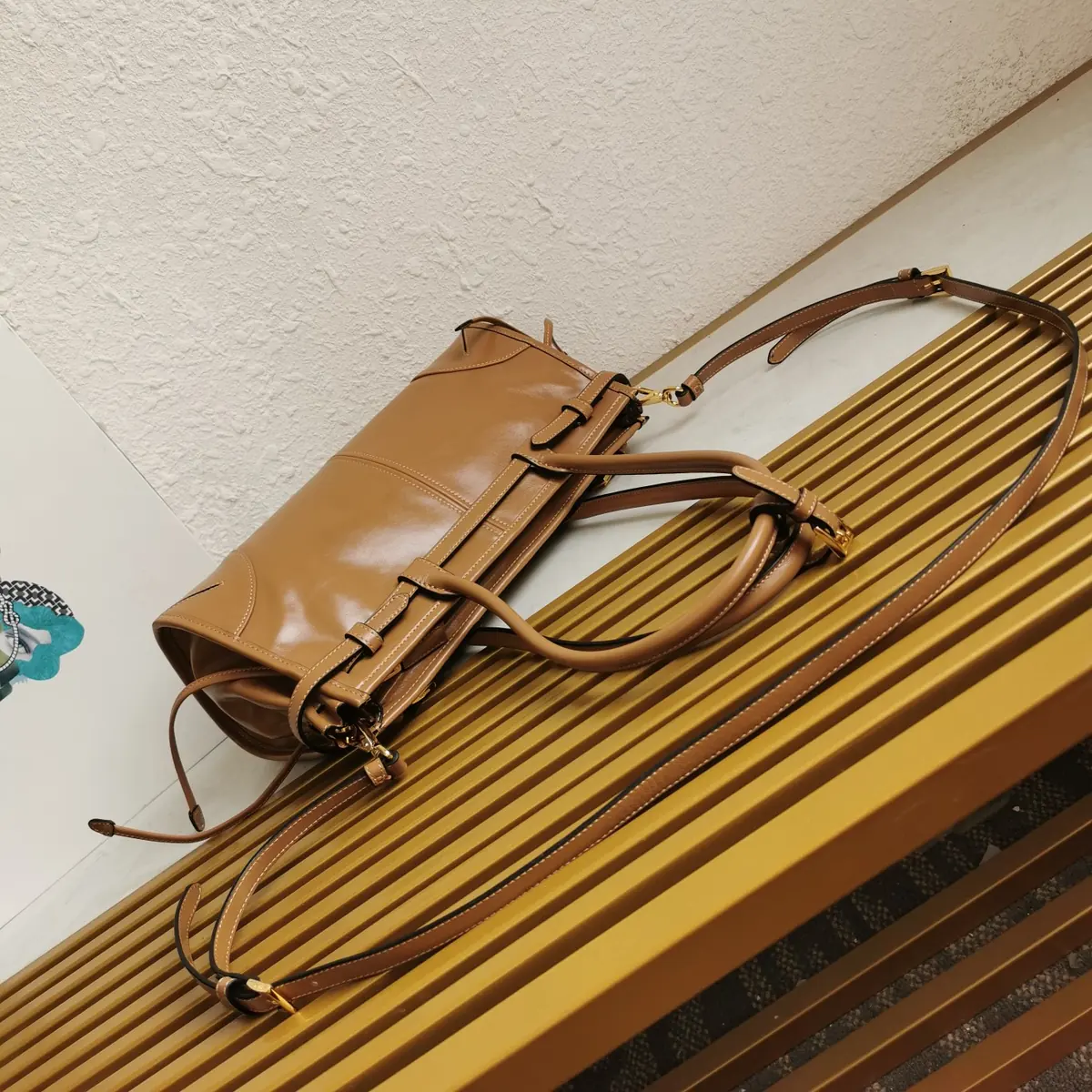 Prada Style Leather Shoulder Bag Lookbook Reference image 4