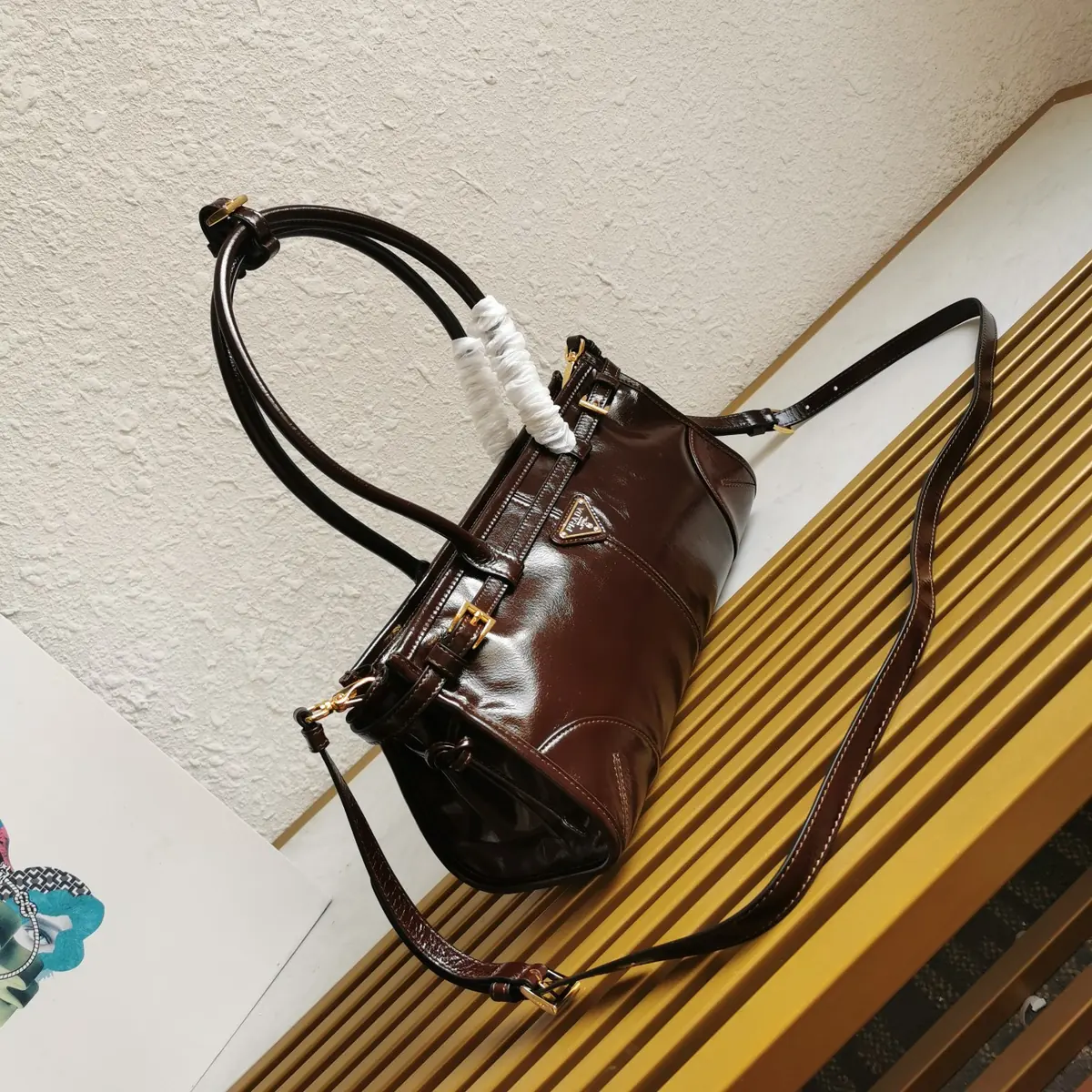 Prada Style Leather Shoulder Bag Lookbook Reference image 2