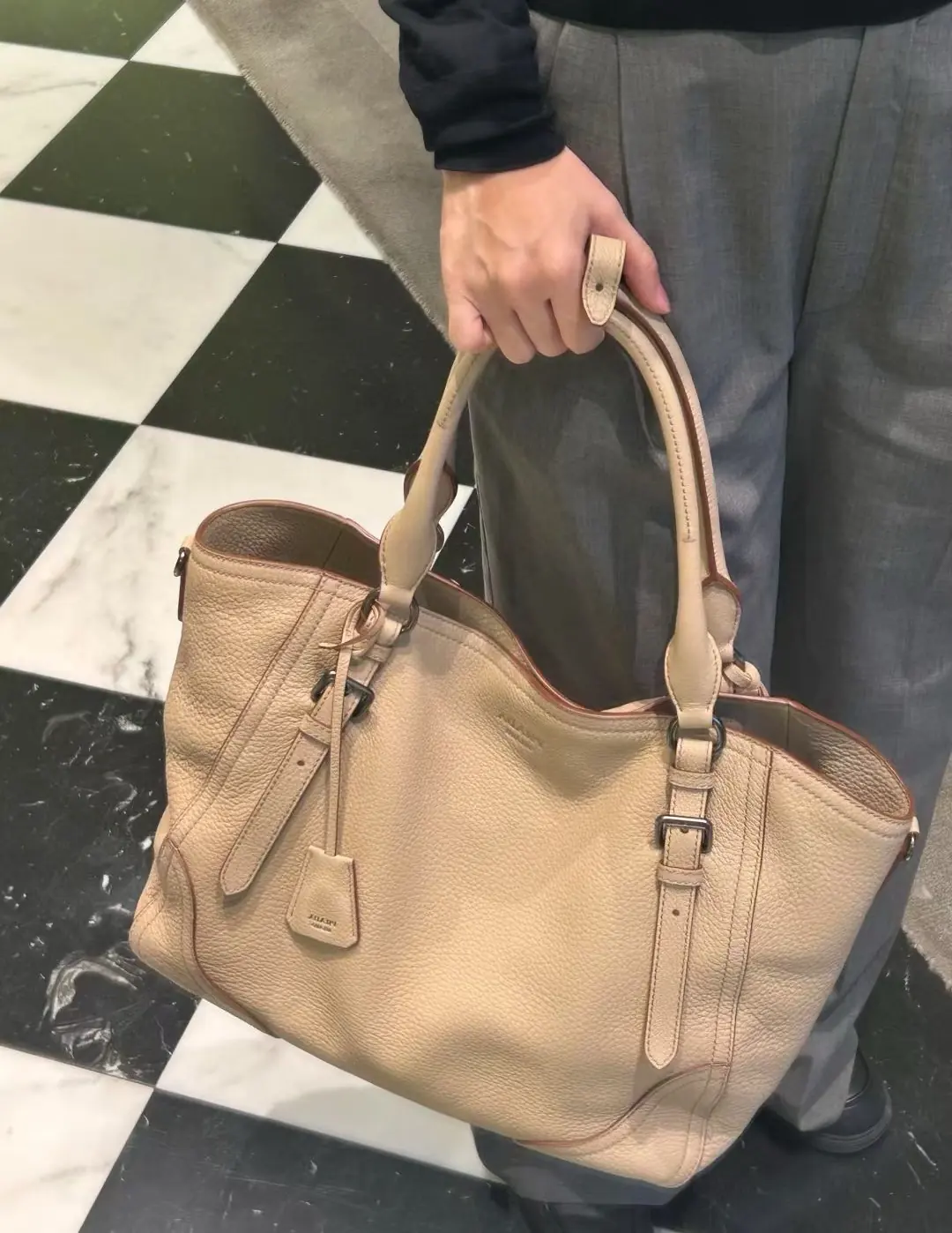 Prada Style Leather Shoulder Bag Lookbook Reference image 5
