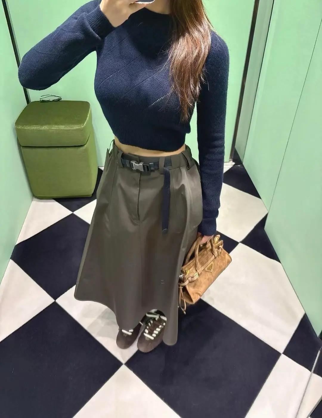 Prada Style Leather Shoulder Bag Lookbook Reference image 6