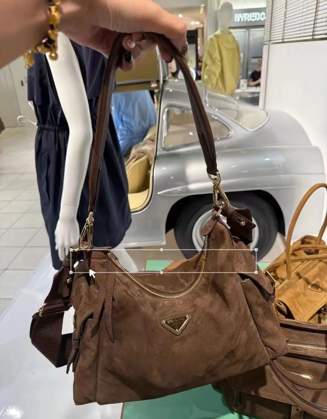 Prada Style Leather Shoulder Bag Lookbook Reference image 3