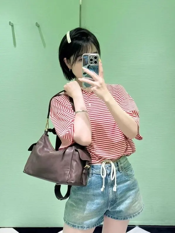 Prada Style Leather Shoulder Bag Lookbook Reference image 2