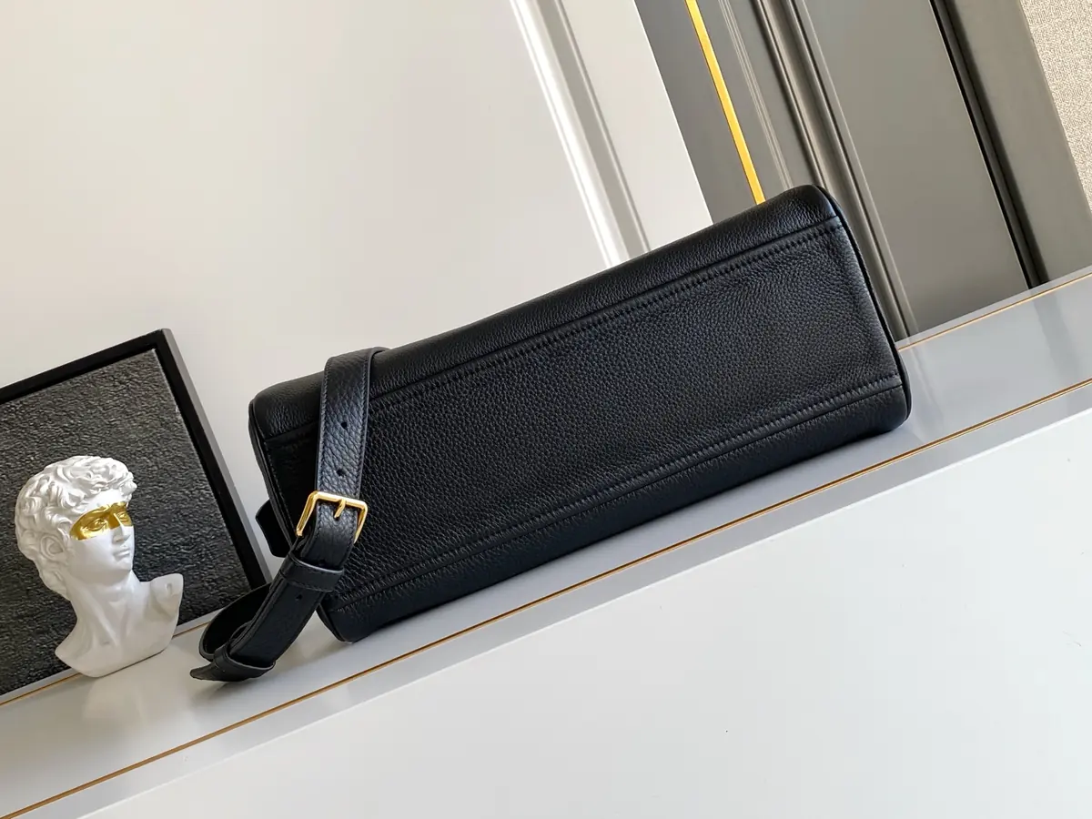 Prada Style Leather Top Handle Bag Lookbook Reference image 4