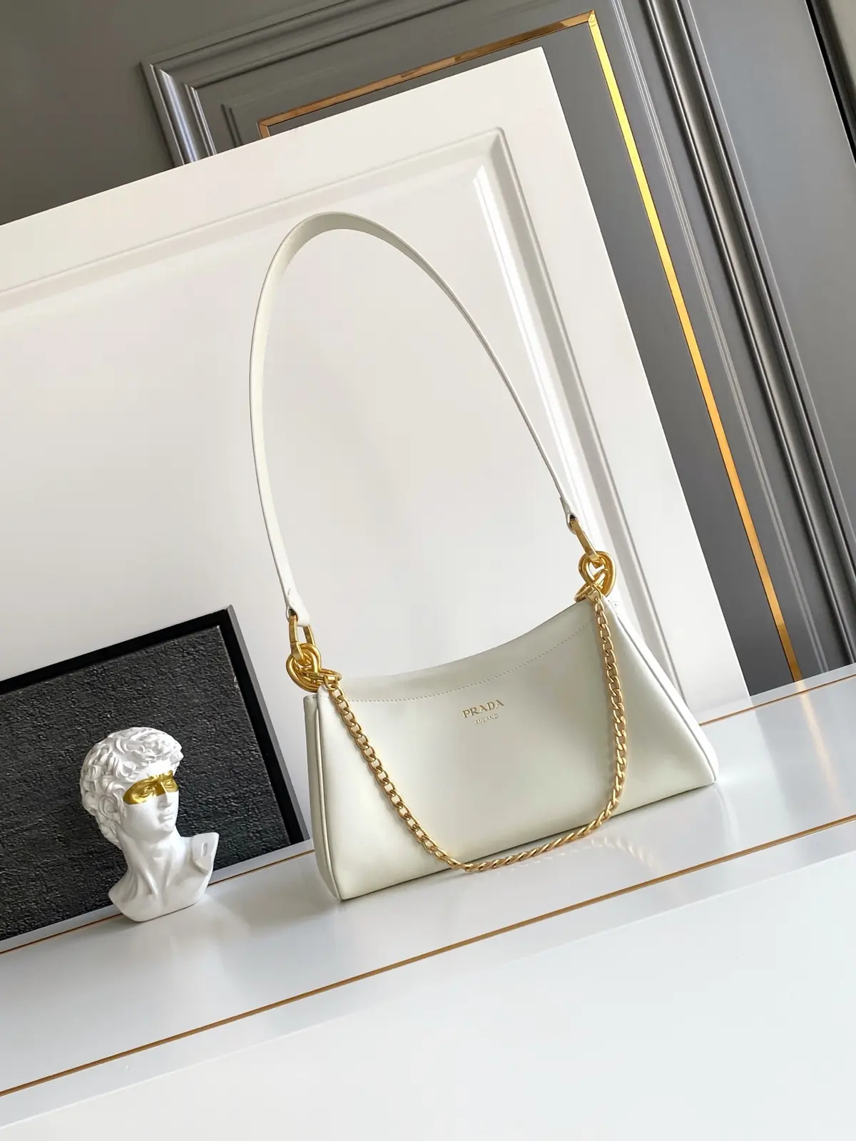 Prada Style Leather Top Handle Bag Lookbook Reference image 1