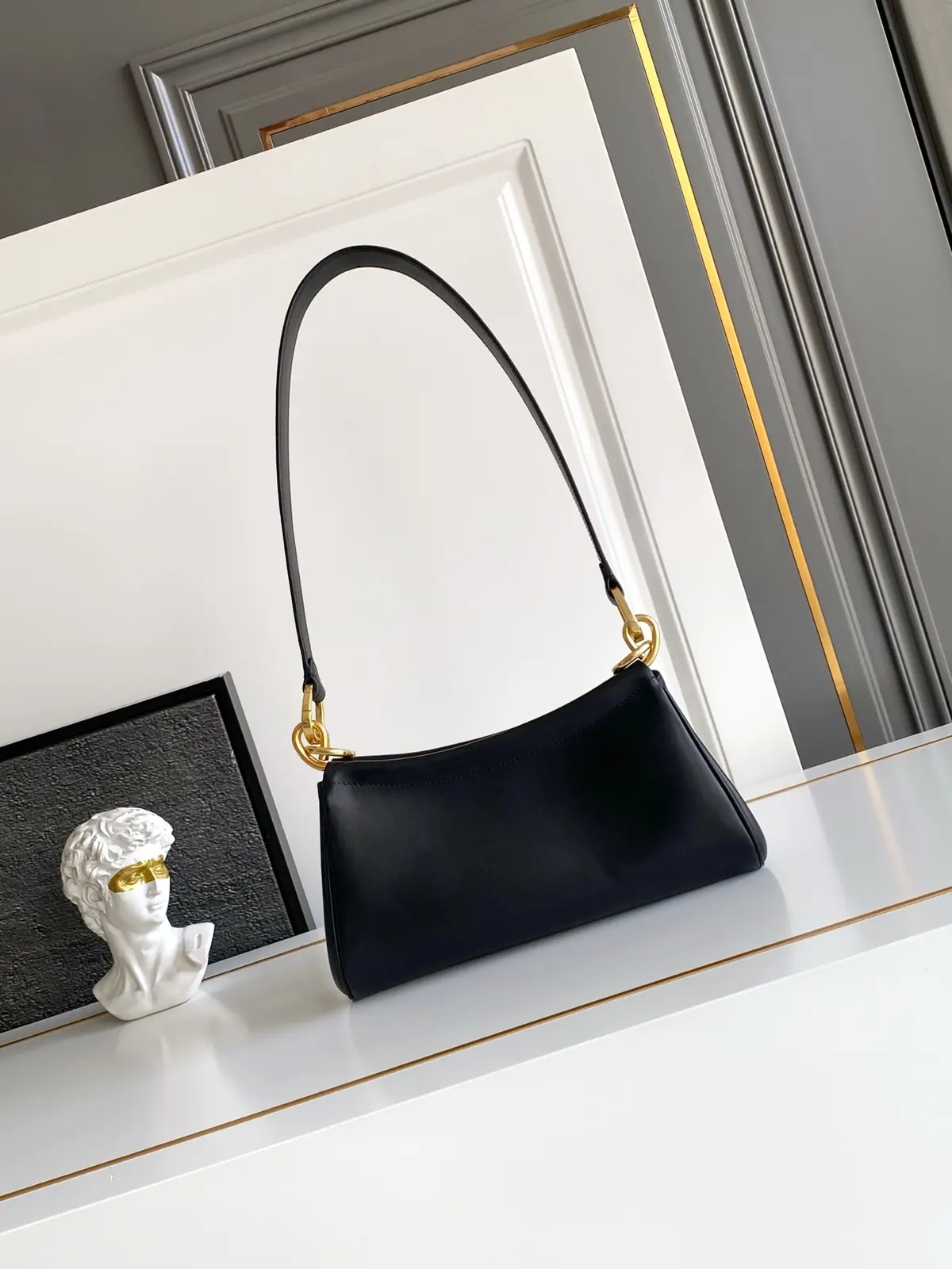 Prada Style Leather Top Handle Bag Lookbook Reference image 2