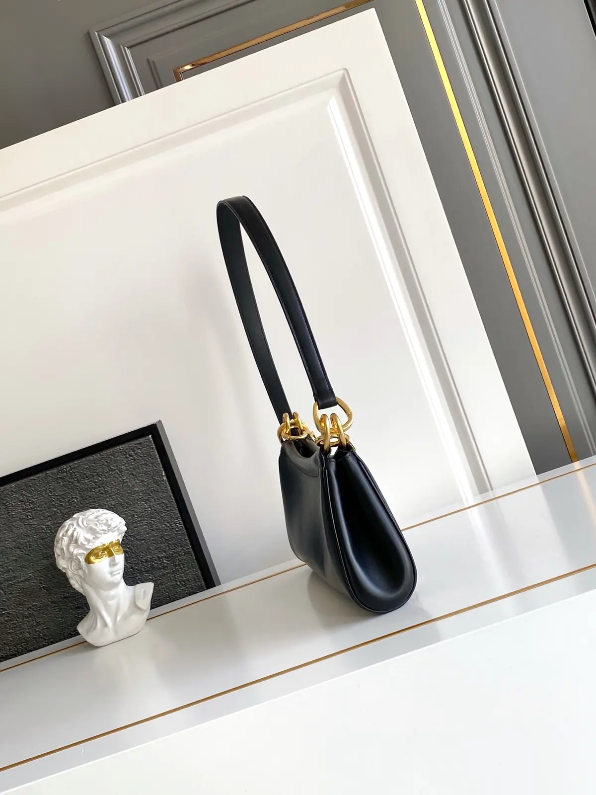 Prada Style Leather Top Handle Bag Lookbook Reference image 3