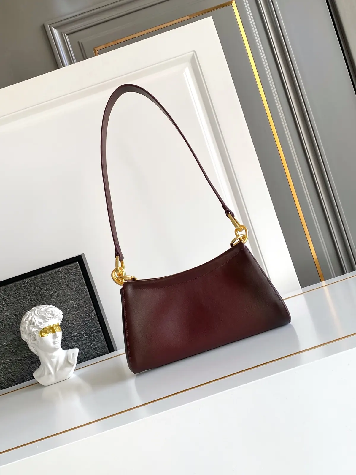 Prada Style Leather Top Handle Bag Lookbook Reference image 2