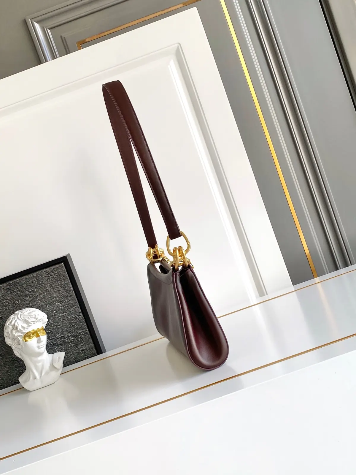 Prada Style Leather Top Handle Bag Lookbook Reference image 3