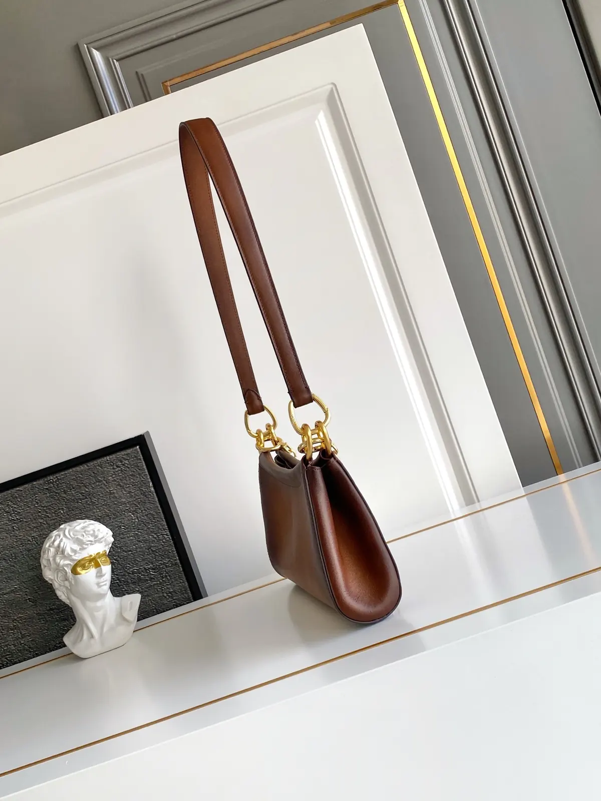 Prada Style Leather Top Handle Bag Lookbook Reference image 2