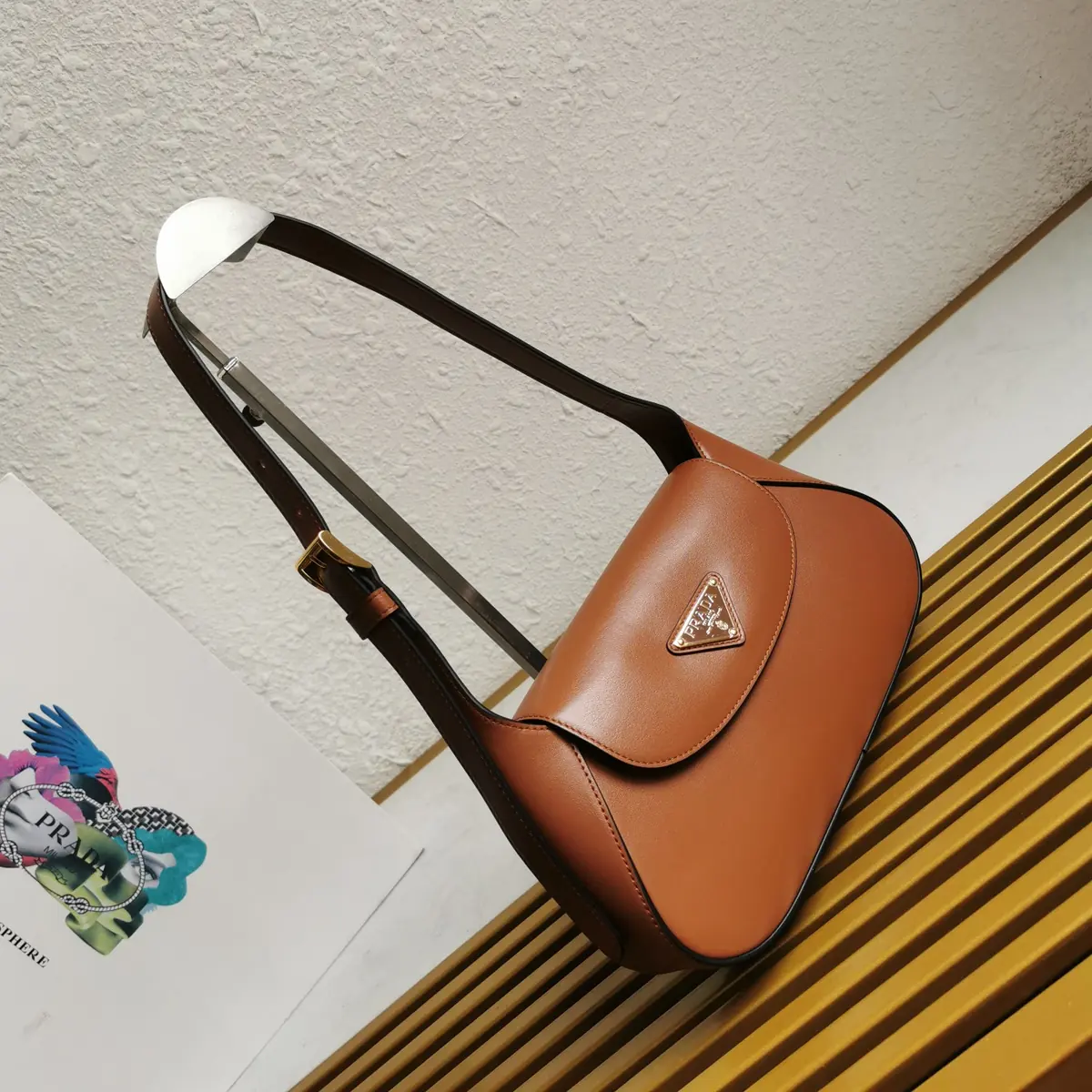 Prada Style Leather Top Handle Bag Lookbook Reference image 2